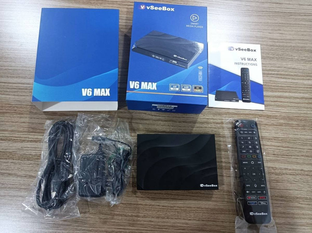 vSeeBox V6 Max what is in the box